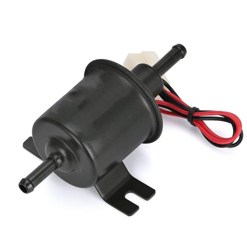 Elektrisch Kraftstoffpumpe Für HEP-02A 12V 24V Niederdruck Universal Diesel Benzin Benzin Elektrische Kraftstoffpumpe Auto Motorrad Benzinhahn(12V Black) von QINSHU