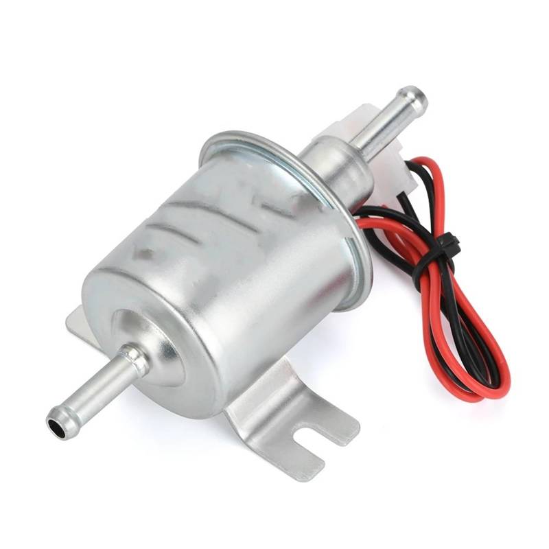 Elektrisch Kraftstoffpumpe Für HEP-02A 12V 24V Niederdruck Universal Diesel Benzin Benzin Elektrische Kraftstoffpumpe Auto Motorrad Benzinhahn(12V Silver) von QINSHU