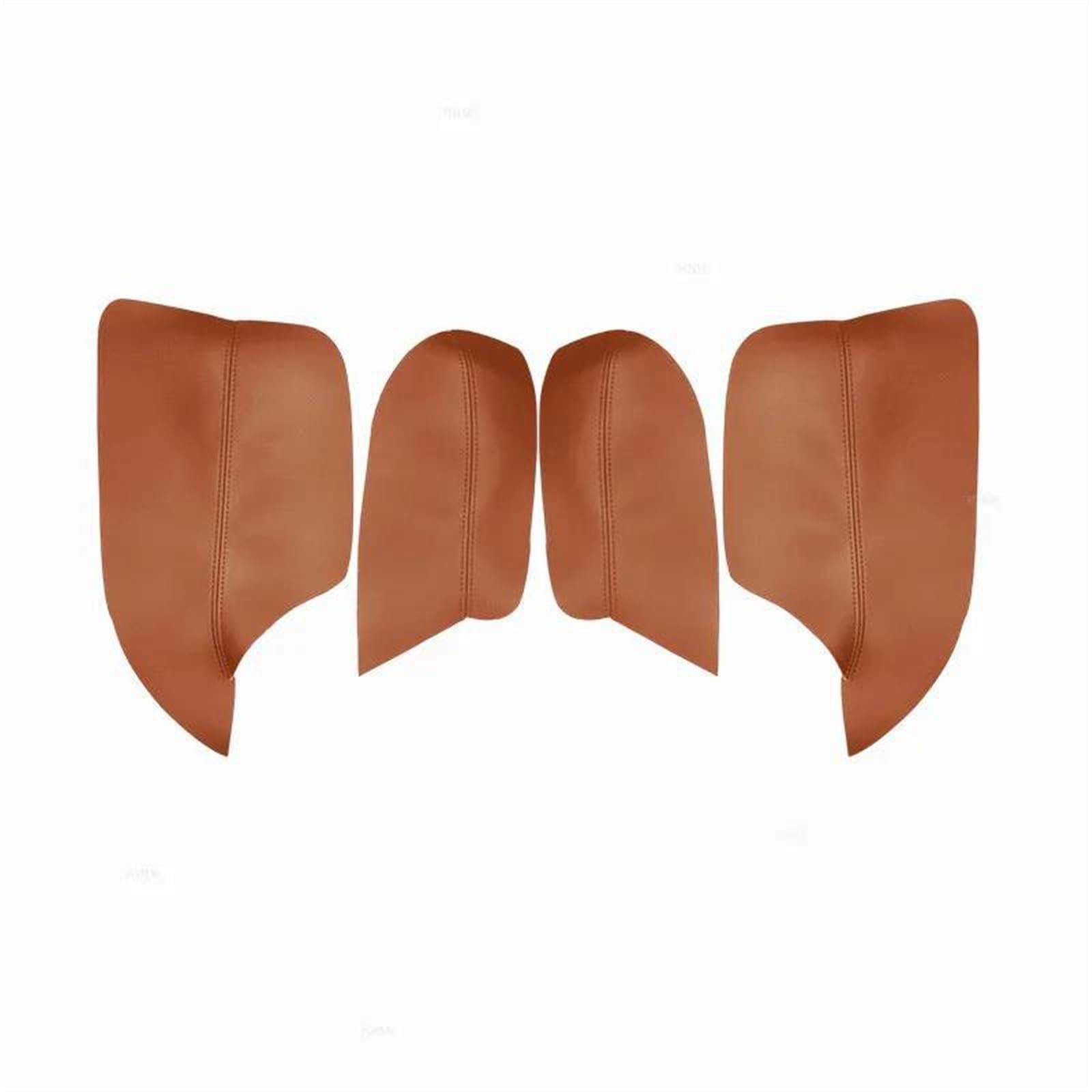 Interieurleisten Trim 4 Stück Auto Styling Innen Mikrofaser Leder Tür Panel Armlehne Abdeckung Aufkleber Trim Für Mitsubishi Für ASX 2013 2014 2015 2016 Auto Styling Zierleisten(4X Brown with Brown) von QINSHU