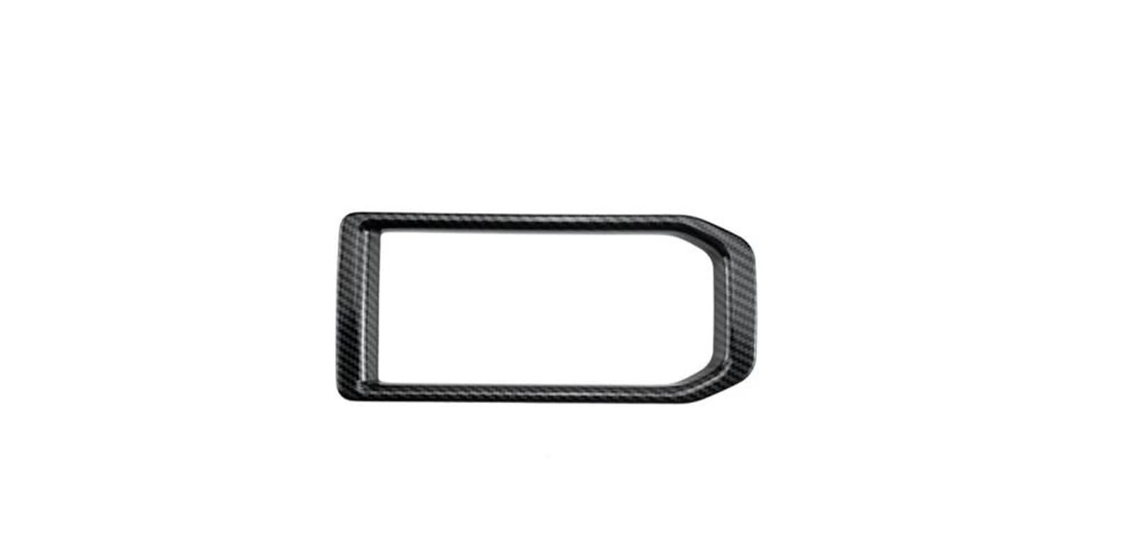 Interieurleisten Trim ABS Carbon Faser Farbe Armlehne Box Trim Tasse Halter Abdeckung Für Chevrolet Für Silverado Für GMC Für Sierra 2019 2020 2021 Auto Styling Zierleisten(Storage Handle Trim) von QINSHU