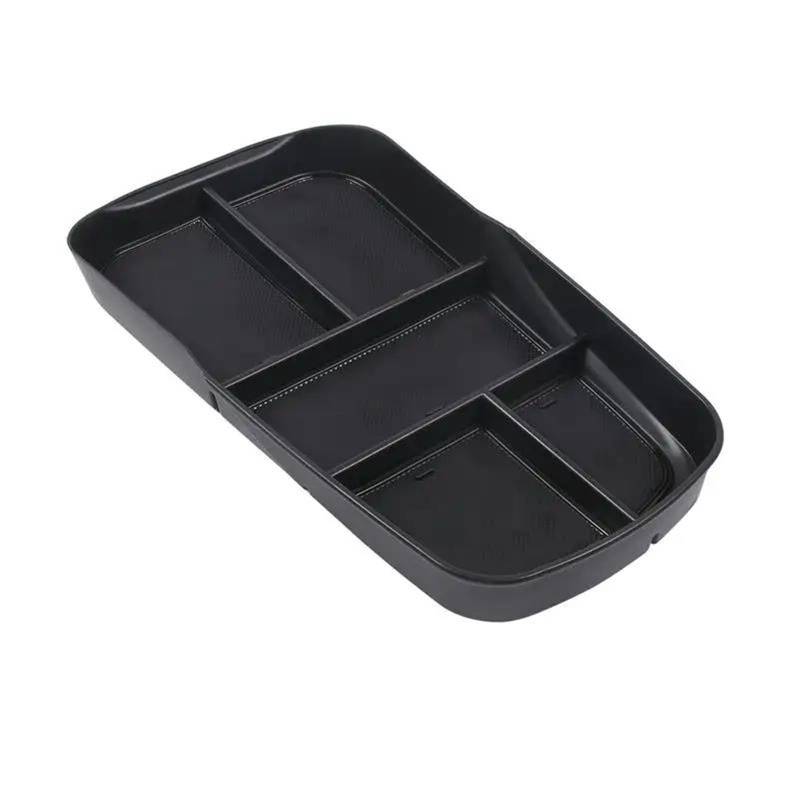 Interieurleisten Trim ABS Schwarz Für Benz Für EQE Für EQS Auto Center Console Storage Box Telefon Fach Organizer Organisiert Auto Innen Zubehör Auto Styling Zierleisten von QINSHU