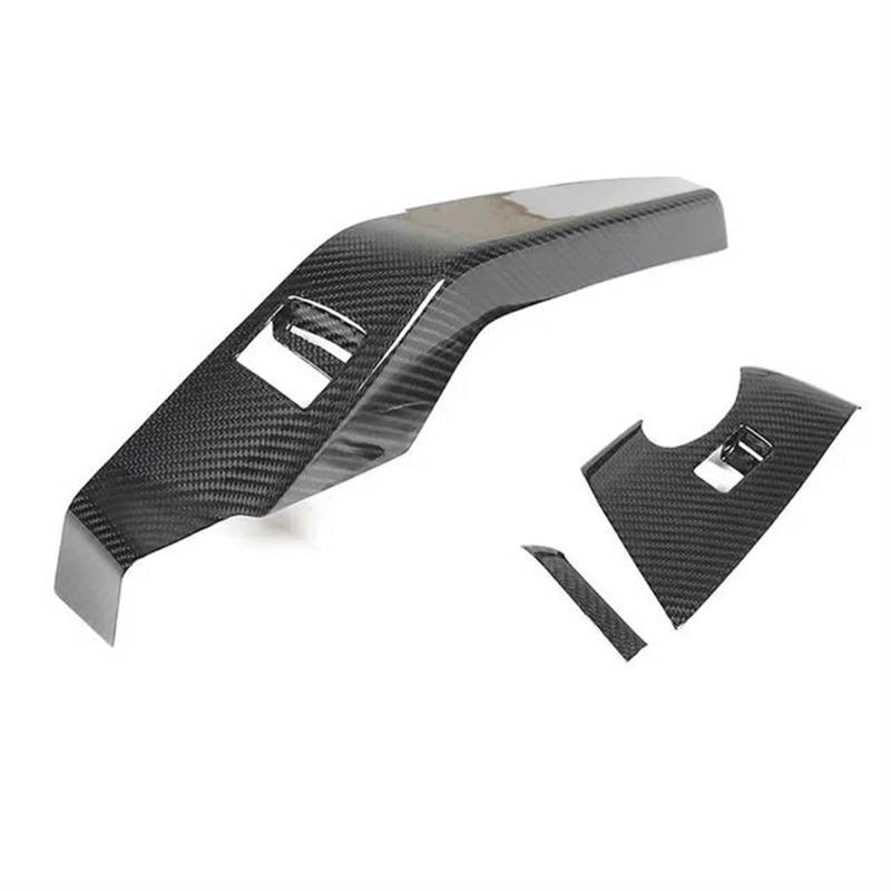 Interieurleisten Trim Für Chevrolet Für Corvette C7 2014-2019 Real Carbon Fiber Auto Tür Fensterheber Schalter Rahmen Abdeckung Trim Aufkleber Auto Zubehör Auto Styling Zierleisten von QINSHU