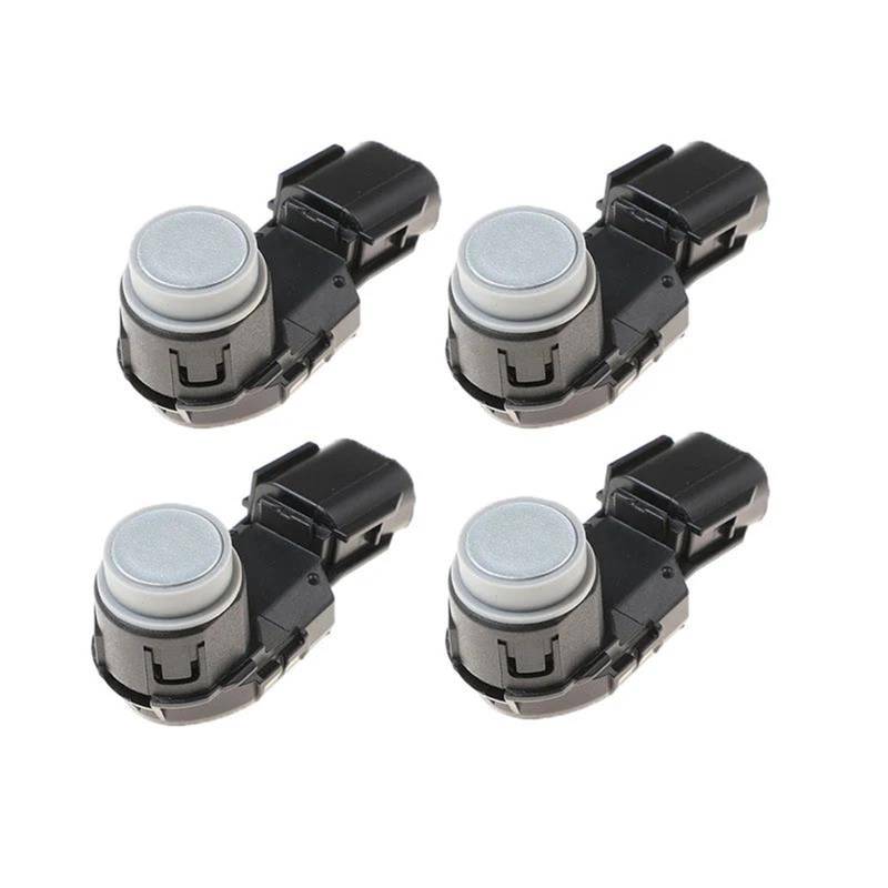 Parkassistent-Sensor 8934160060 2 Farben PDC Einparkhilfe-Kit Für Toyota Für Mark Für Alphard HV Für Vellfire Für Lexus LX570 LX450 Vorne Hinten Parksensor(Silber,4 Pieces) von QINSHU