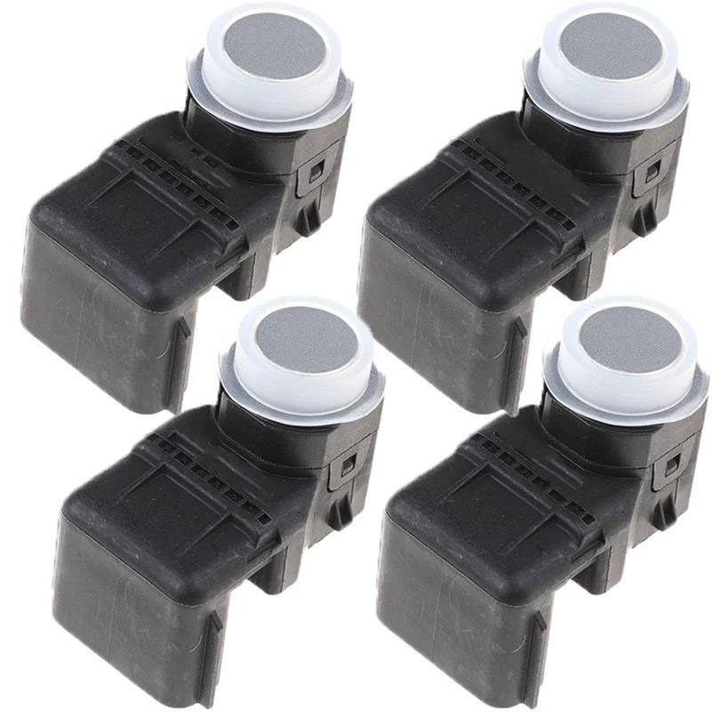 Parkassistent-Sensor 957202P550 PDC Parkplatz Sensor Für Kia Für Sorento Vorne Hinten Parksensor(4 Pieces Sliver) von QINSHU