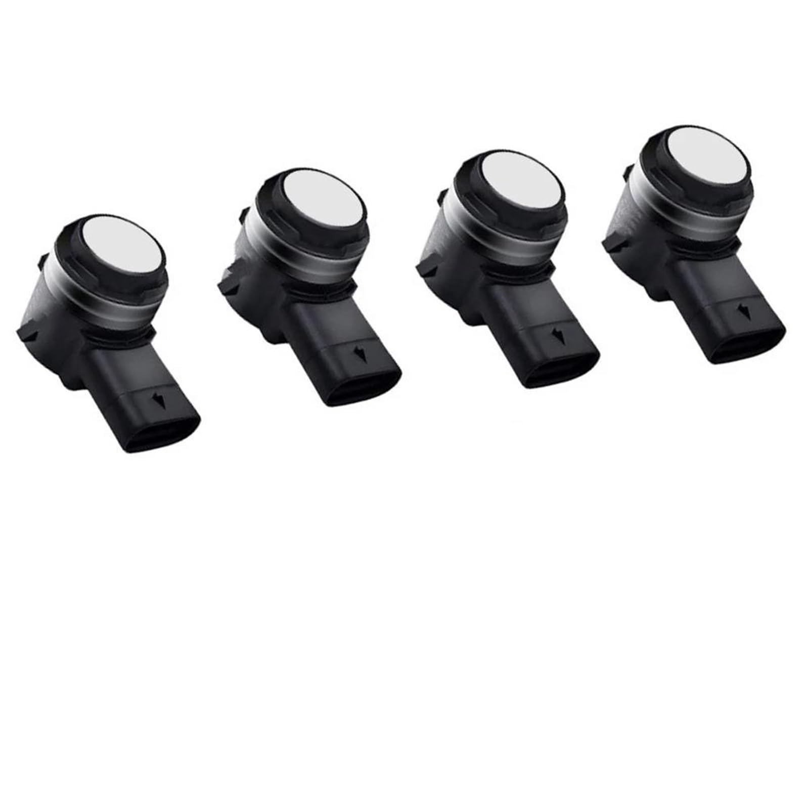 Parkassistent-Sensor Sensoren Auto Parkplatz Sensor Unterstützung Backup Radar Summer System Für SEAT Für Ateca Für Arona Für Tarraco Für Ibiza Mk5 Für Leon Mk3 Vorne Hinten Parksensor(Silver 4 front) von QINSHU