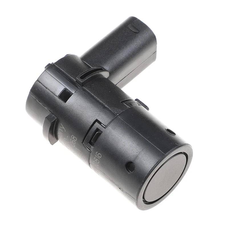 Parkassistent-Sensor Vorne Hinten 3 Pins PDC Parkplatz Sensor Für E39 E53 E60 E61 E64 E65 E83 R50 R52 R53 525i 530i 540i Für M5 Für X5 Z4 Vorne Hinten Parksensor(1 Piece Black) von QINSHU