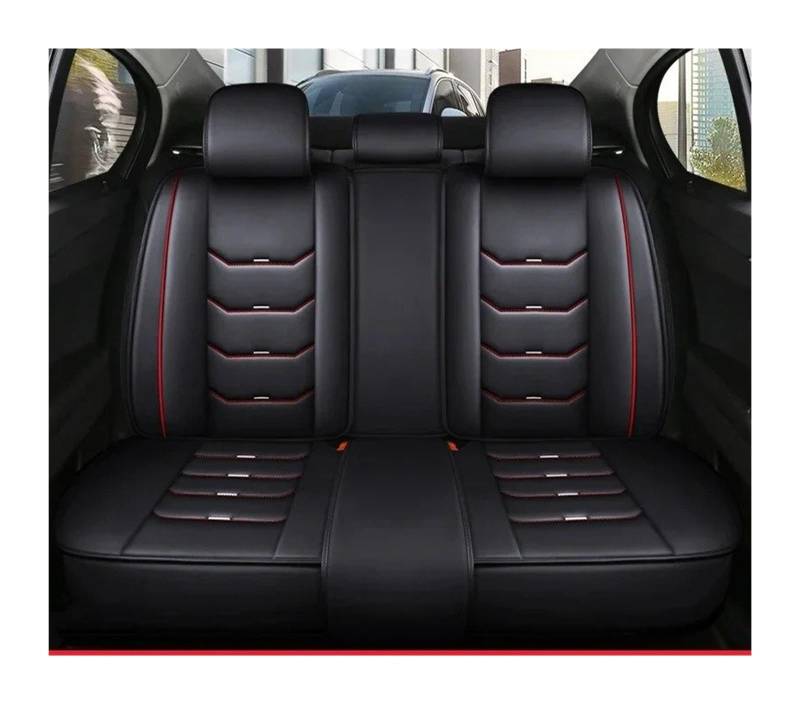 QINSHU Autositzbezüge Für 3 Series Alle Automodelle E21 E30 E36 E46 E90 E91 E92 Innenzubehör Pu-Leder Universal Style 3D Autositzbezug Sitzbezug Auto(Back Row 3seat) von QINSHU