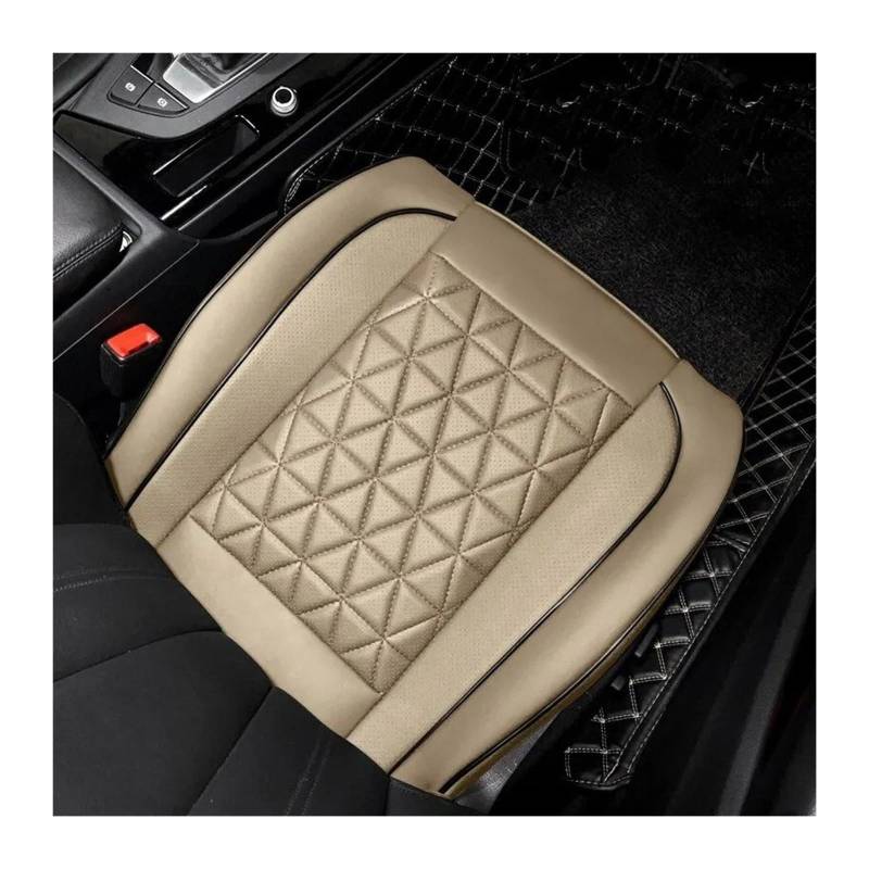 QINSHU Autositzbezüge Für Buick Für Enclave for Encore for Envision Autositzbedeckungen Kissen Trucks SUV Kunstleder -Aufbewahrungstaschen SUV Sitzbezug Auto(BEIGE 1pc) von QINSHU