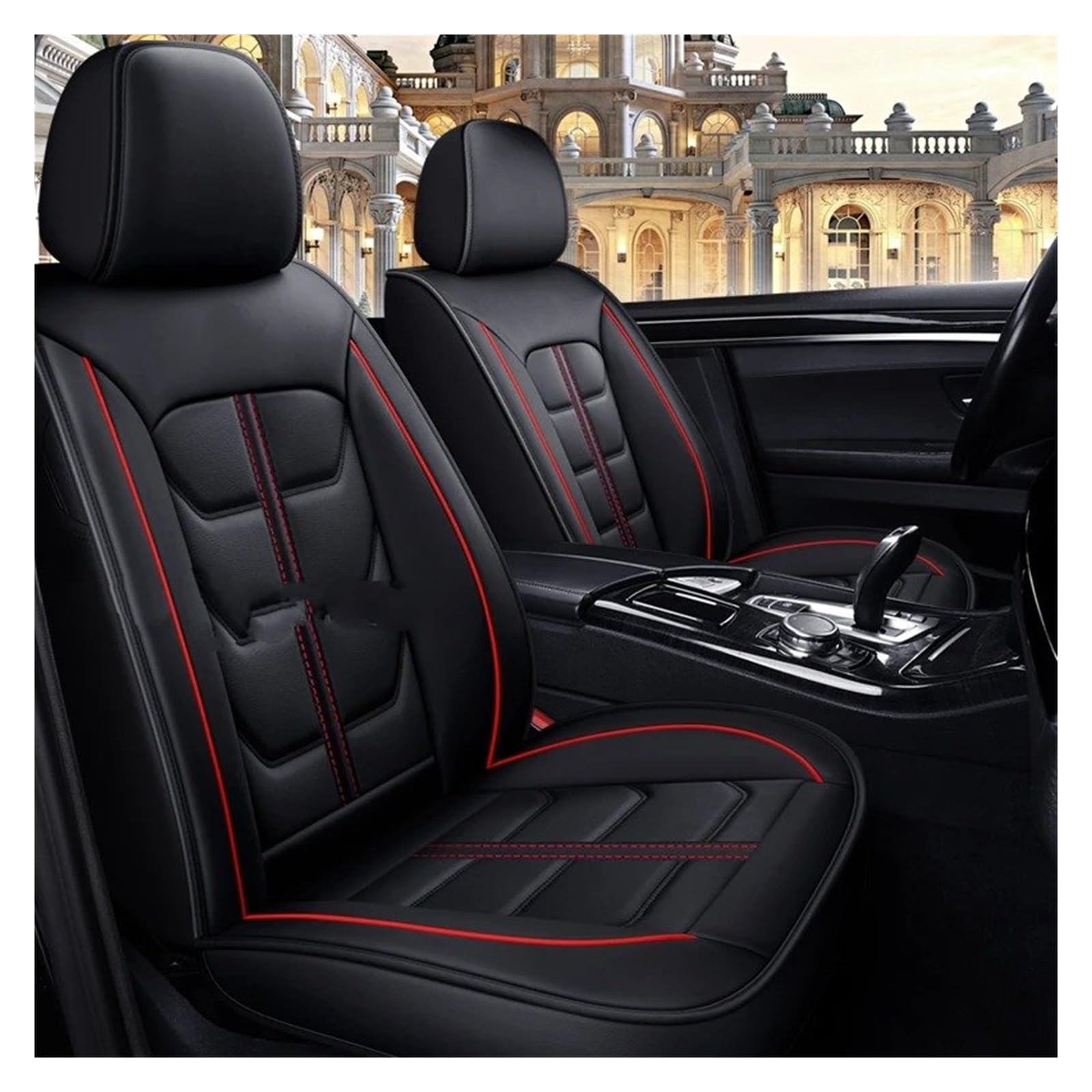 QINSHU Autositzbezüge Für F40 F30 Universal Style 3D Autositzbezüge Innenausstattung Sitzschoner Sitzbezug Auto(2 Seats) von QINSHU