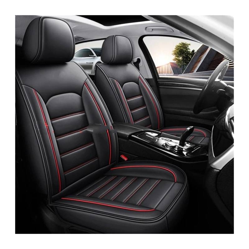 QINSHU Autositzbezüge Für FIAT Für 500 500X Bravo Freemont Universal Style Autositzbezug Autozubehör Innendetails Sitzschutz Sitzbezug Auto(Front Row 2seat) von QINSHU