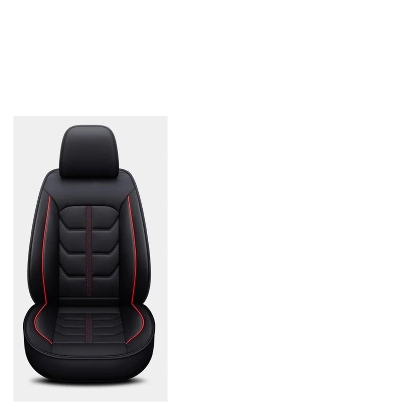 QINSHU Autositzbezüge Für Q2 Für Q5 Universal Style 3D Autositzbezüge Innenausstattung Sitzschoner Sitzbezug Auto(Black red 5 seats1) von QINSHU