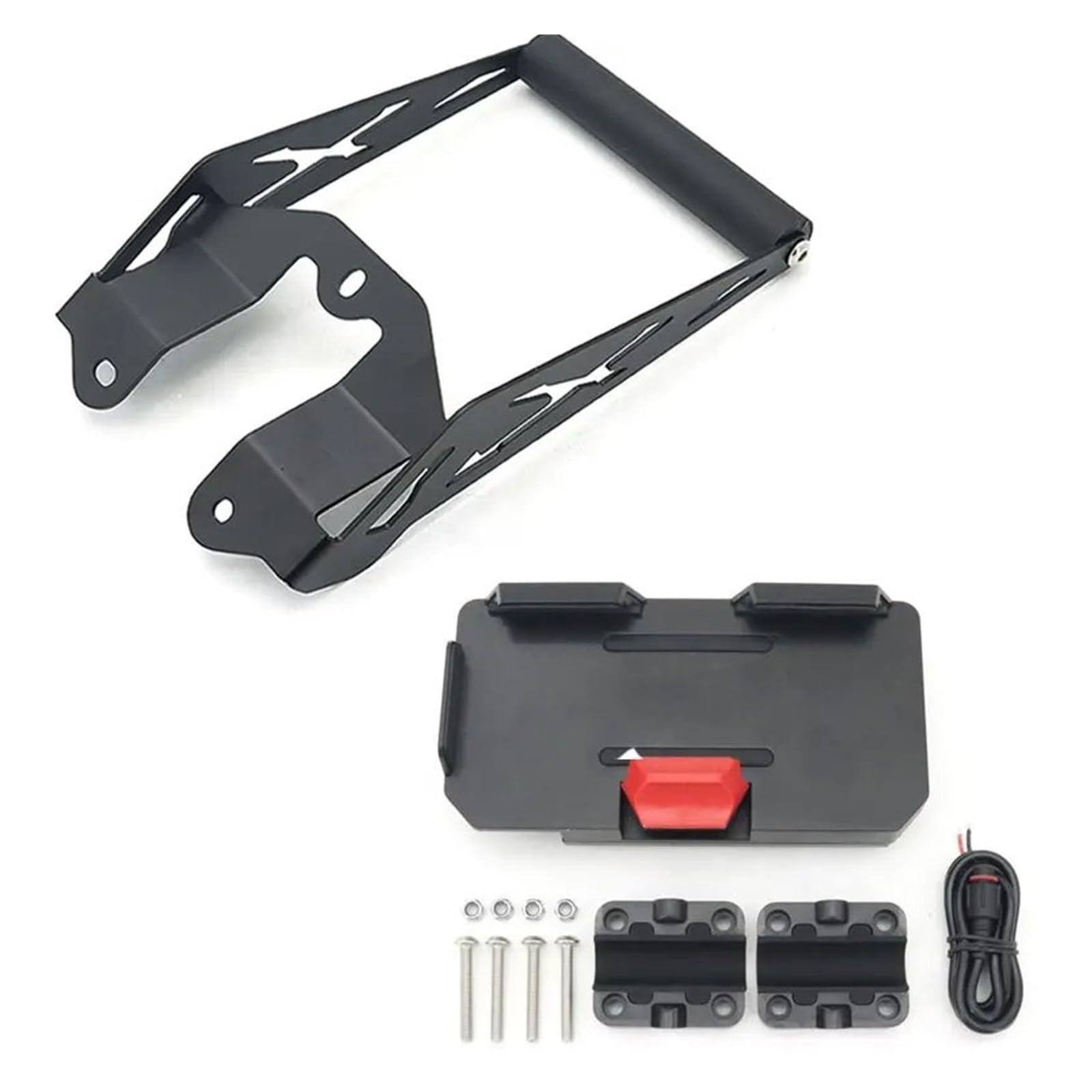 Telefonhalter-Stangensatz Für Ducati Für Wüste X Für DesertX 937 2022 2023 12MM 22MM Motorrad USB Wireless GPS Telefon Halter Navigation Halterung Montieren Navigation Halterung(22mm - A Set) von QINSHU