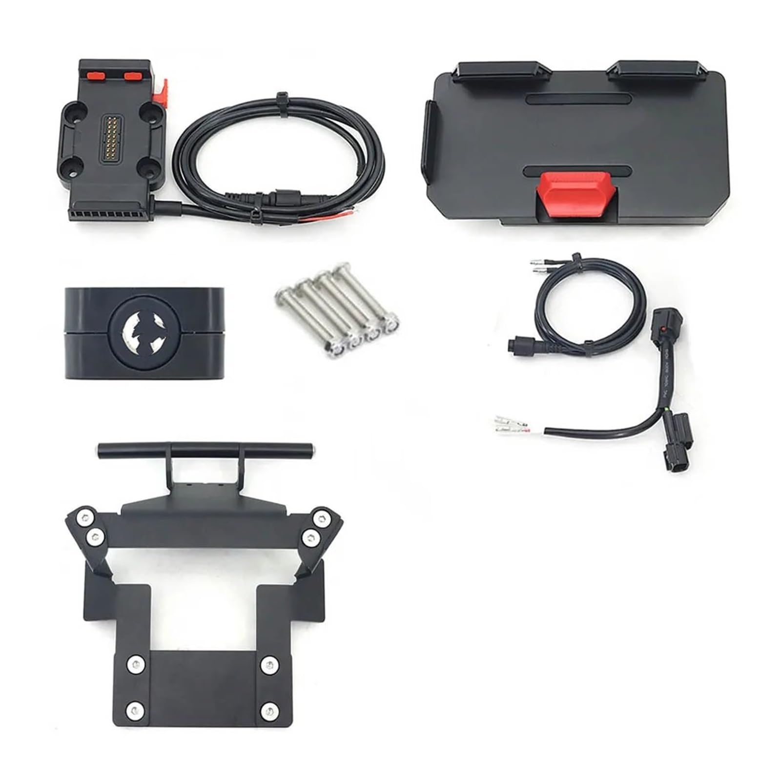 Telefonhalter-Stangensatz Für NSS 350 NSS350 Motorrad GPS Handy USB Navigation Halterung Halter Halterung Ständer Basis Navigation Halterung(1 Set - 12mm Bracket) von QINSHU