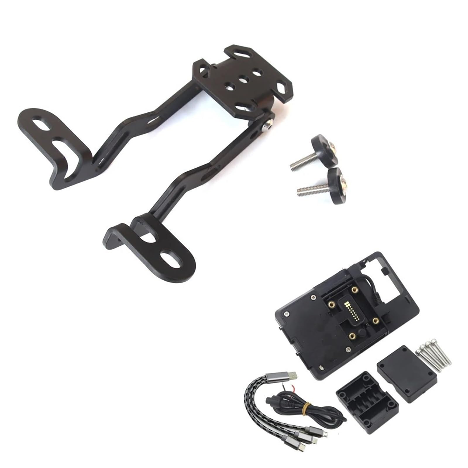 Telefonhalter-Stangensatz Für Scrambler 1200 XE Für Scrambler 1200 XC Neuer Aluminium-GPS-Navigationshalteradapter Für Mobile Motorräder Navigation Halterung(1 Set.) von QINSHU