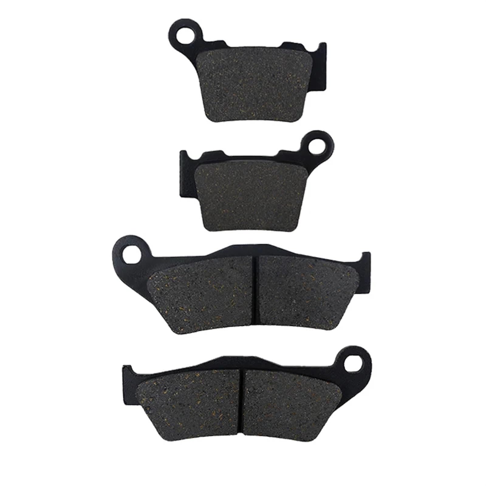 Motorrad-Bremsbelagsatz vorn und hinten for XC200 04-08 XC250 04-07 SX125 04-14 SX250 03-08 Upside-down-Gabeln(Front and Rear Pads) von QINYUML