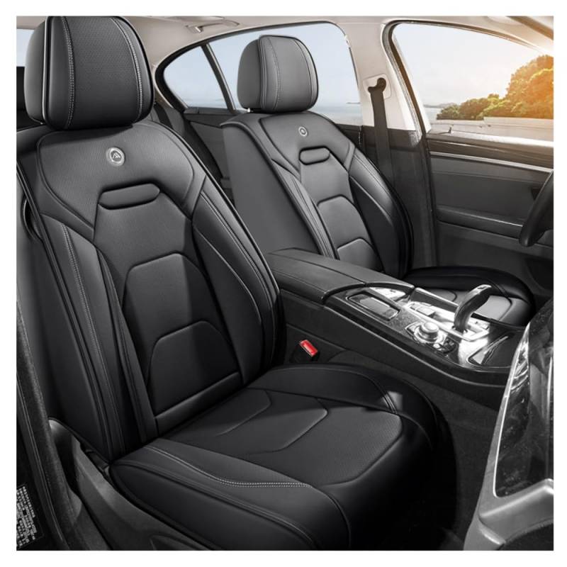 QIOZO Universal-Sitzbezug, Zubehör für Mitsubishi Pajero 4 2 Sport Outlander XL ASX Accessori Montero Lancer 9 10 Carisma Autoteile/wasserdicht, Schwarz von QIOZO