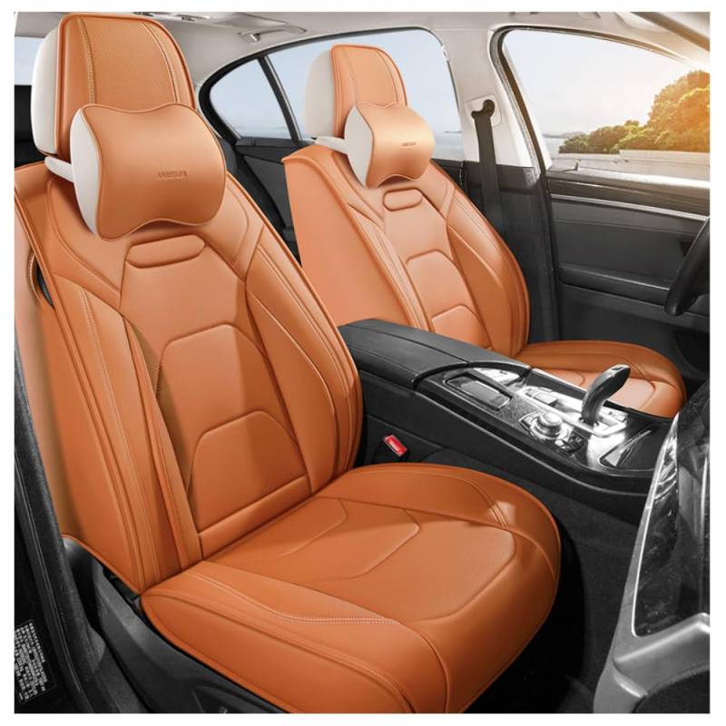 QIOZO ar Sitzbezüge, universal, vollständiges Set, für Benz CLS 260 CLS 300 CLS 350 CLS 450 CLS 400 CLS 320 CLS 220 CLS 500 Autoteile, wasserdicht, Orange von QIOZO