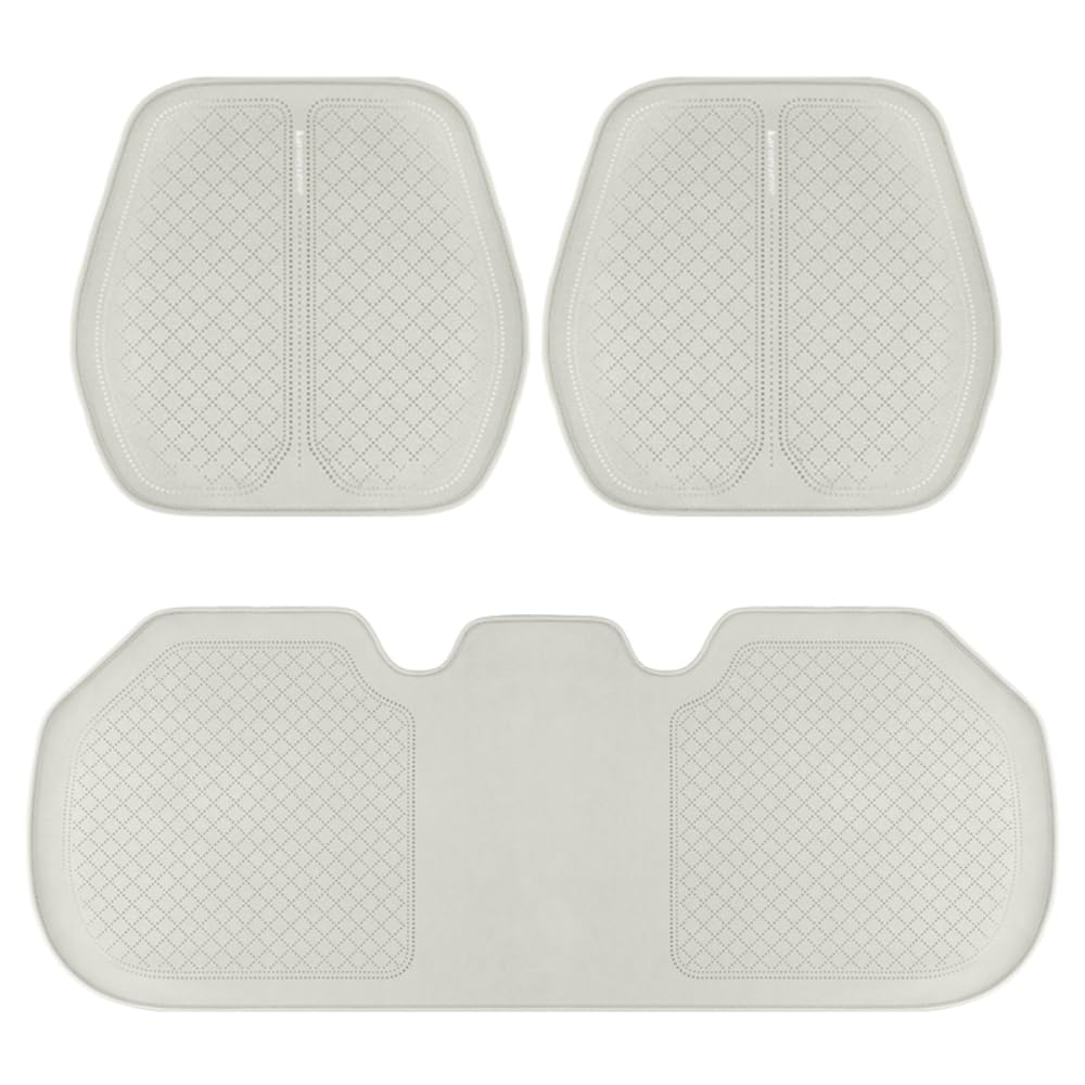 QIOZO ar Sitzbezüge Universal Komplettes Set für Citroen DS7 Crossback (X74) / DS9 E-Tense/Elysee/Nemo Multispace CoMB i/Saxo/Xantia Autoteile/Wasserdicht, Weiß von QIOZO