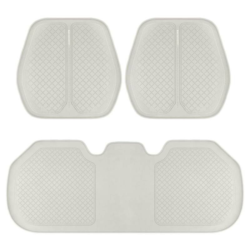 QIOZO ar Sitzbezüge Universal Komplettes Set für Citroen DS7 Crossback (X74) / DS9 E-Tense/Elysee/Nemo Multispace CoMB i/Saxo/Xantia Autoteile/Wasserdicht, Weiß von QIOZO