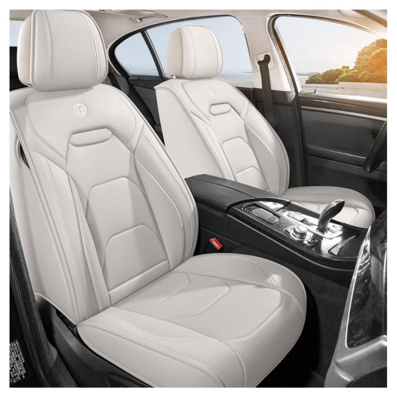 QIOZO ar Universal-Sitzbezüge, komplettes Set, für Benz GLA GLC GLC GLE GLE AME GLK für Benz B-Klasse, E-Klasse, M-Klasse, alle Autoteile, wasserdicht, Beige von QIOZO