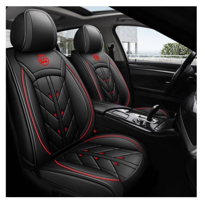 QIOZO ar Universal-Sitzbezüge, komplettes Set, für Lacetti Aveo Cruze Captiva Cavalir Malibu Orlando Alero Epic Trax Lova RV Spark Autoteile, wasserdicht, Schwarz von QIOZO