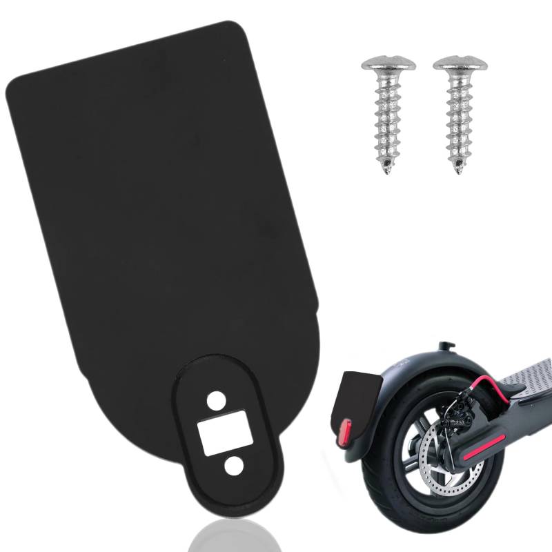 QIUMING e Scooter kennzeichenhalter e Scooter nummernschild Halterung kennzeichenhalter e Scooter Metall Robustes Material mit Schrauben kompatibel mit M365 M365 Pro für xiaomi (Metall) von QIUMING