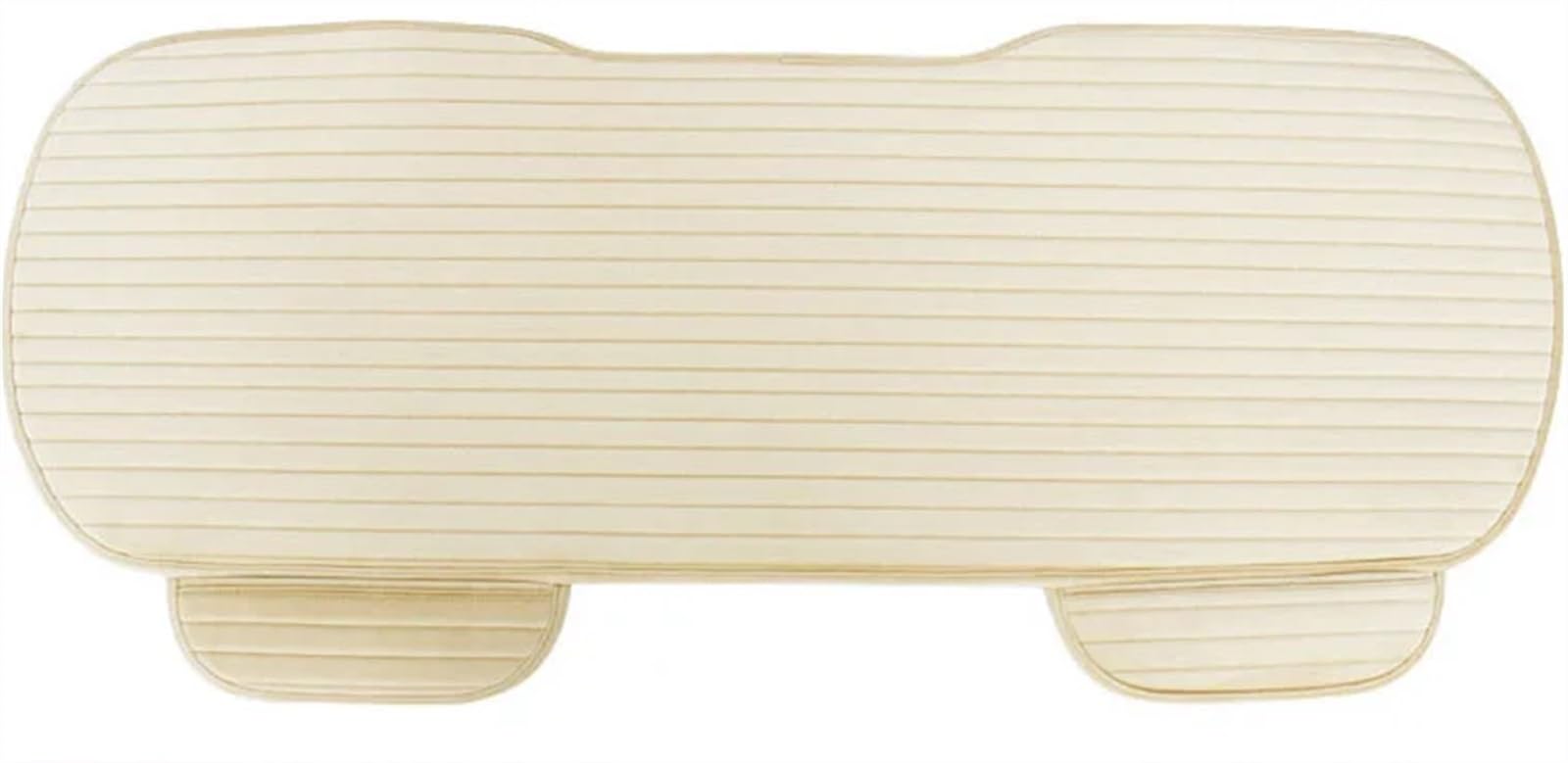 QIUYMGFG Auto-Schonbezüge Autositzschoner Autositzbezug für vorne und hinten oder kompletter Satz, Beflockung, Stuhlschutz, Sitzkissen, Unterlage, Matte, rutschfest, Auto, Universal(1 Rear beige) von QIUYMGFG