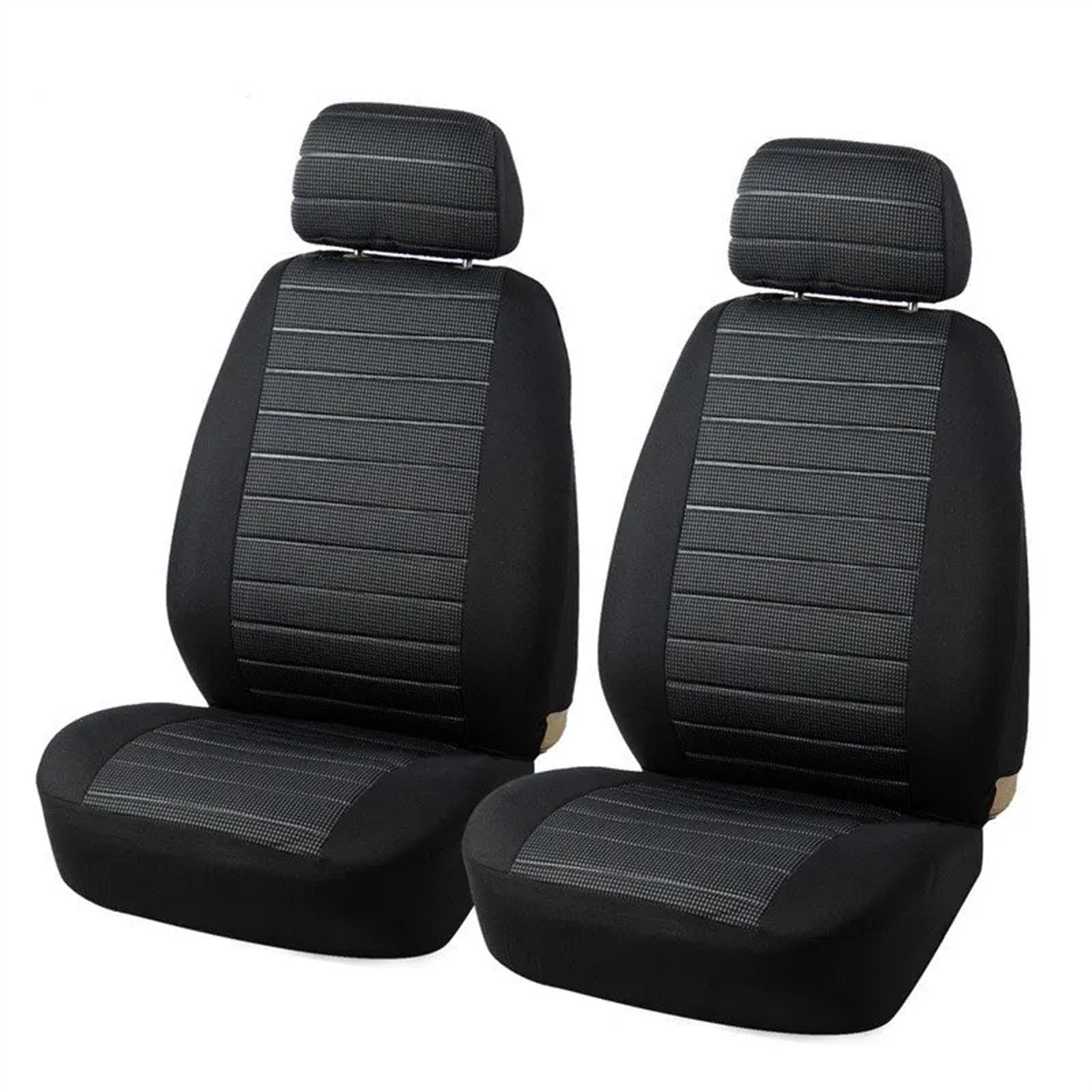 QIUYMGFG Auto-Schonbezüge Autositzschoner Universelle Autositzbezüge, komplettes Set, Stoffset für die meisten Limousinen, Vans, SUVs, LKWs, Autositzschutz(Y30082-GRAY-6PCS) von QIUYMGFG