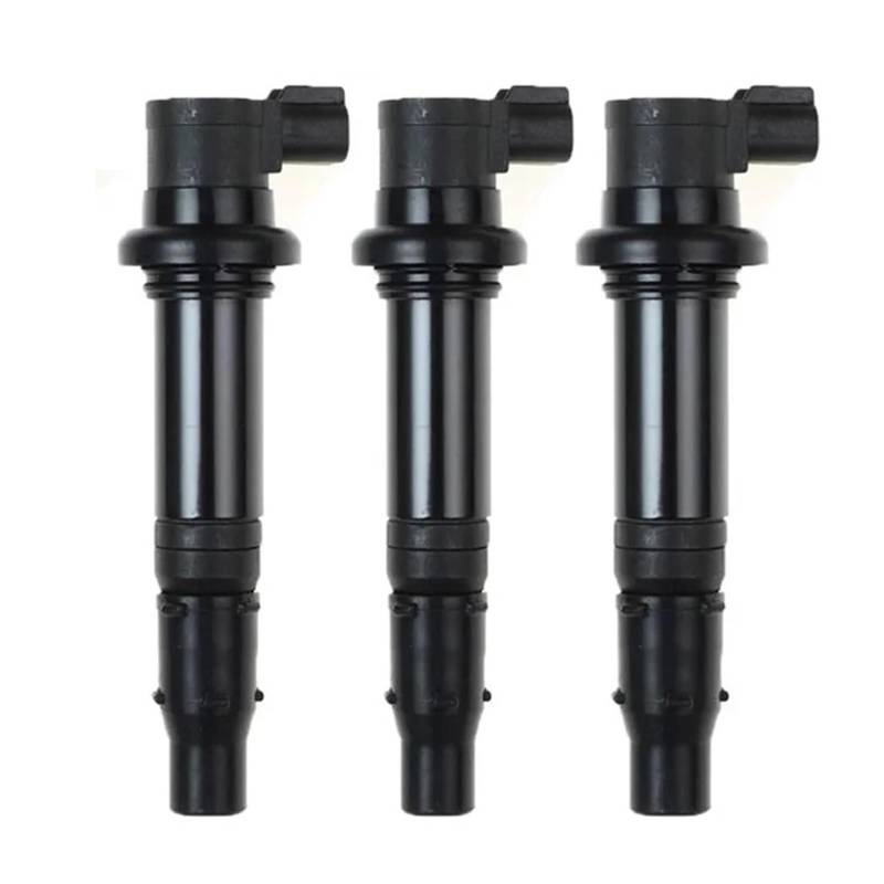 zündspule 4Pcs Zündspule F6T558 F6T560 Für Yamaha YZF R1 R6 R6S Für VMX Für V Max 2002-2017 Zündkerzen(3pcs) von QIUYMGFG