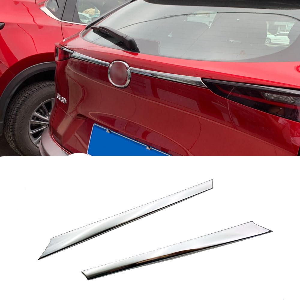 Zierleiste für Heckklappe für Mazda CX-30 CX30 2019-2024, Heckklappen Zierleiste, Edelstahlmaterial Stylingleisten Dekoration Protektor von QIUYU2024