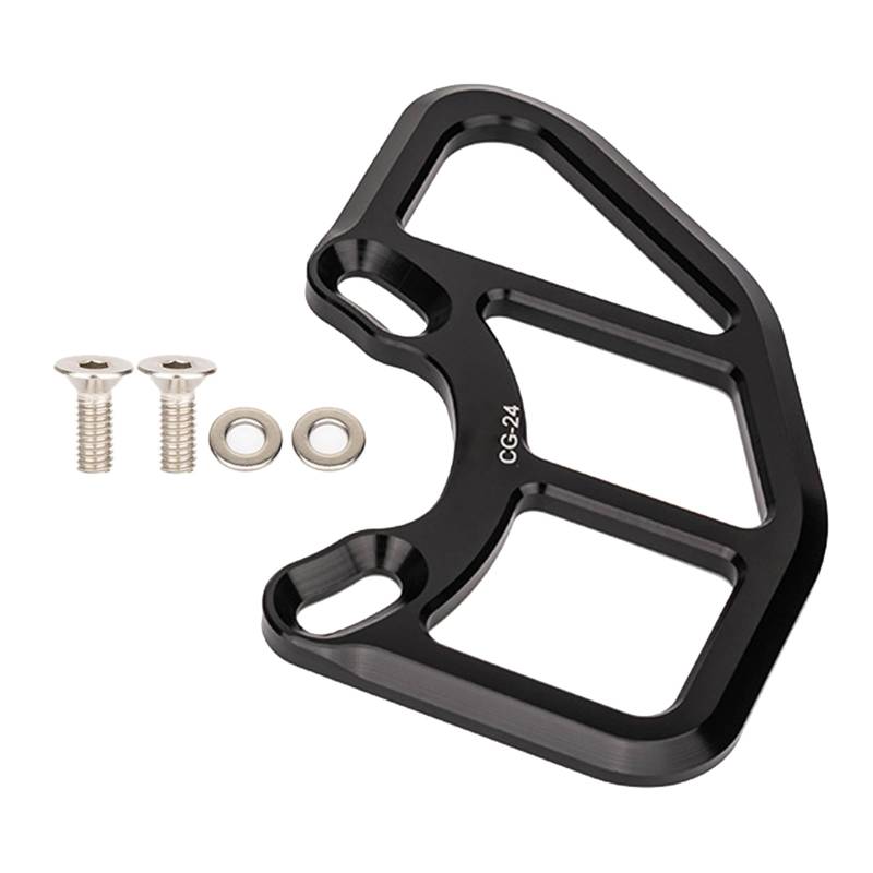 QIYUDUOLA Mountainbike Kettenrad Bash Guard Fahrräder Kurbel-Kettenblattschutz Fahrradkettenschutz für 22T-26T Einzel-Kettenblatt von QIYUDUOLA