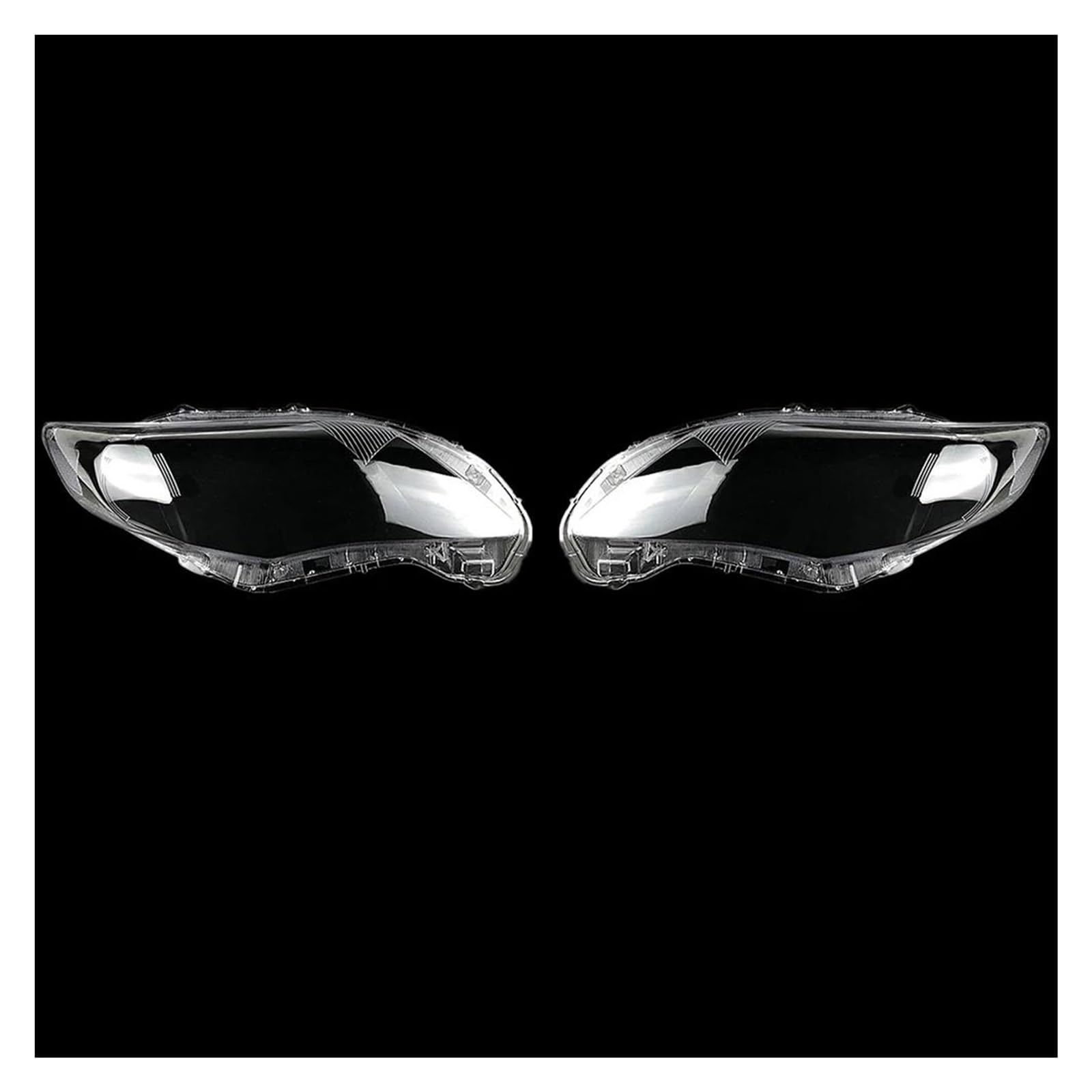 Auto Front Objektiv Lampe Shell Für Toyota Für Corolla 2010 2011 2012 2013 Transparente Auto Licht Scheinwerfer Abdeckung Transparente Scheinwerferabdeckung(1 Pair) von QJPGUHTV