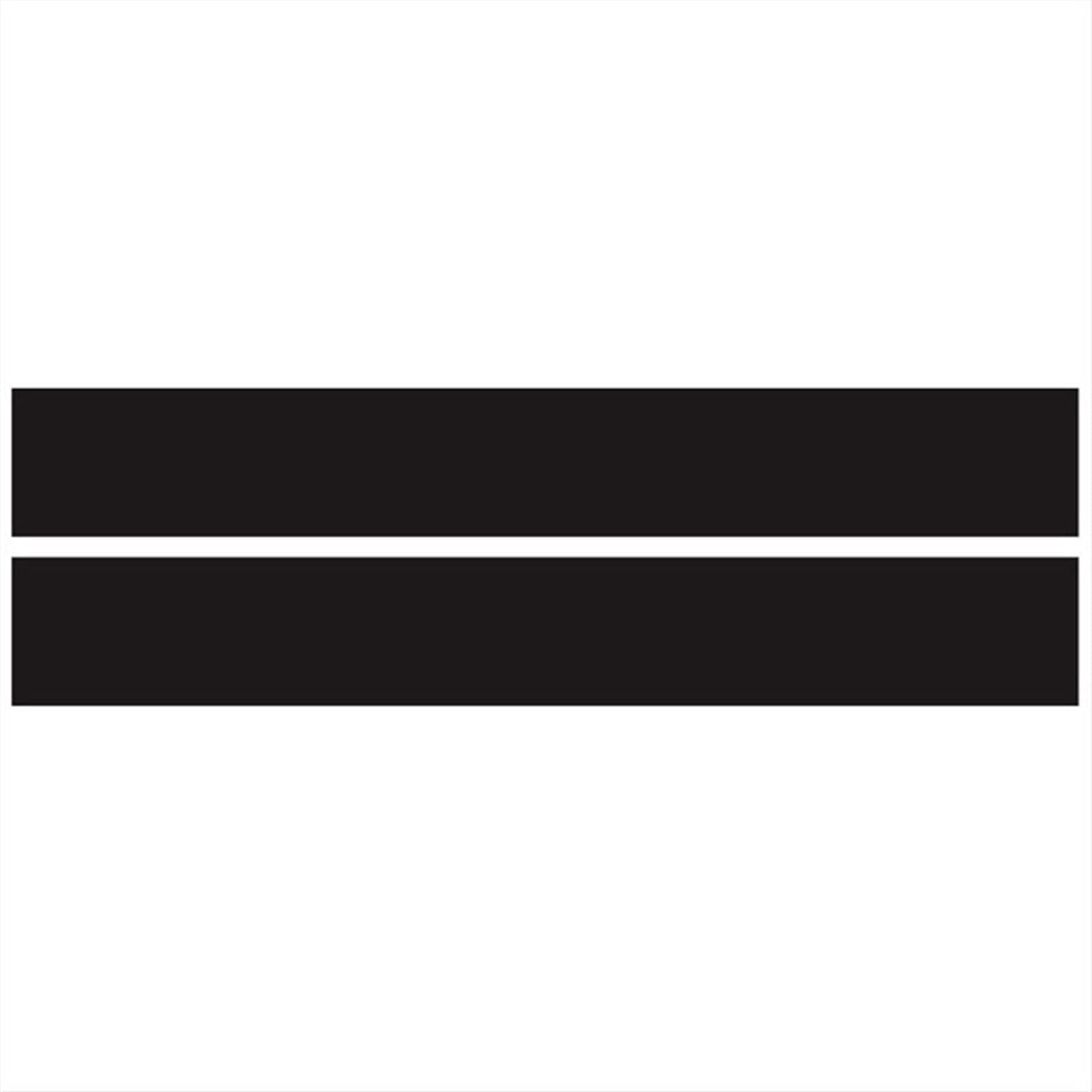 Auto PVC Aufkleber Racing Stripes Aufkleber Dekoration DIY Autoabdeckung Haubentür Schmuck Modellierung Vinyl-Aufkleber(Black,XL 200X40CM) von QJPGUHTV