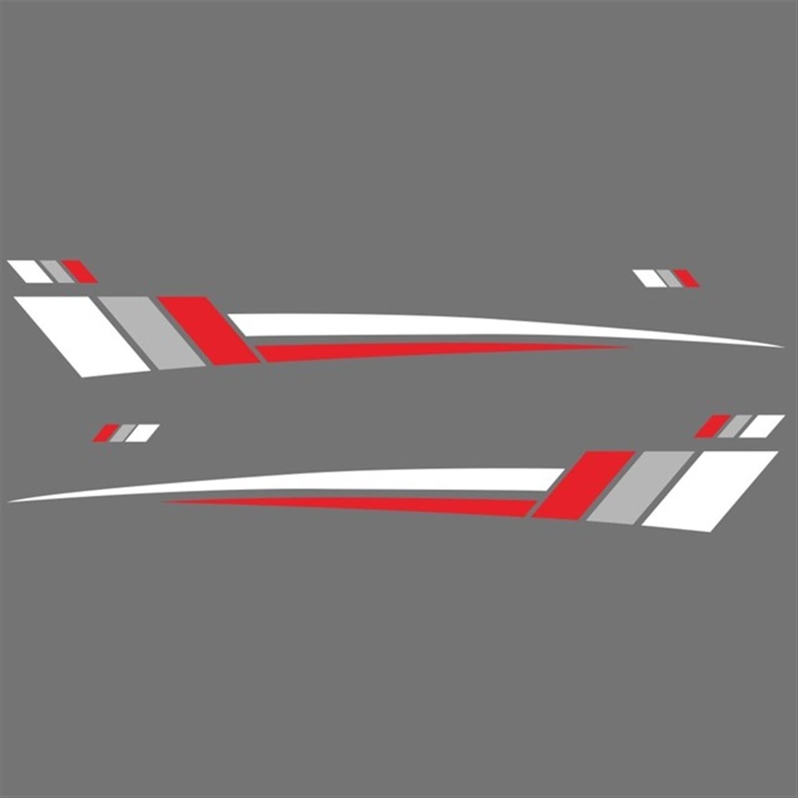 Auto PVC Aufkleber Stripe Decals Graphics Vinyl Wasserdichter Sonnenschutz-Autoaufkleber Für LKW-Motorrad-SUV(B,XL 330X34CM) von QJPGUHTV