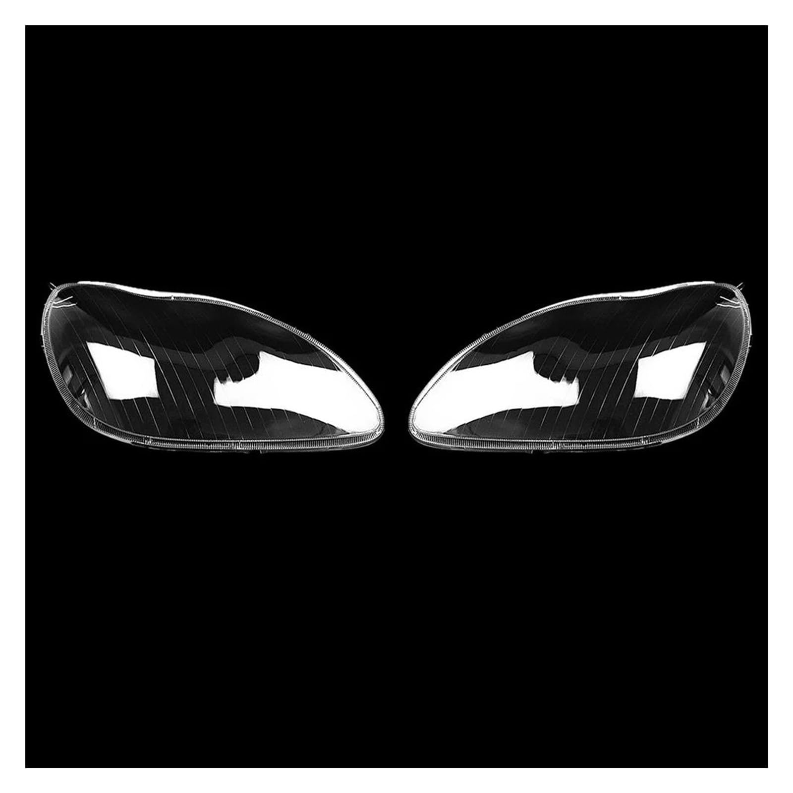 Scheinwerfer Scheinwerfer Licht Lampenschirm Glas Objektiv Fall Shell Cover Für Benz W220 S600 S500 S320 S350 S280 1998-2005 Transparente Scheinwerferabdeckung(1 Pair) von QJPGUHTV