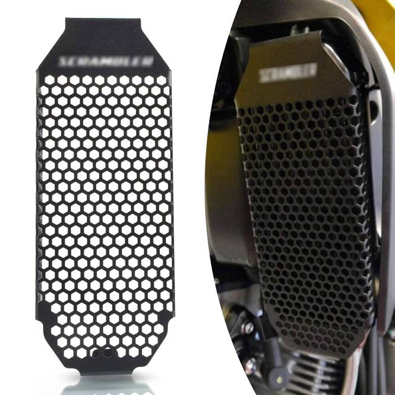 Ölkühlerschutz Oil Cooler Guard Für D&uca-ti Scrambler 2015 2016 2017 2018 2019 2020 2021 Monster 797 2018-2020 von QJY-Motor Part-Store