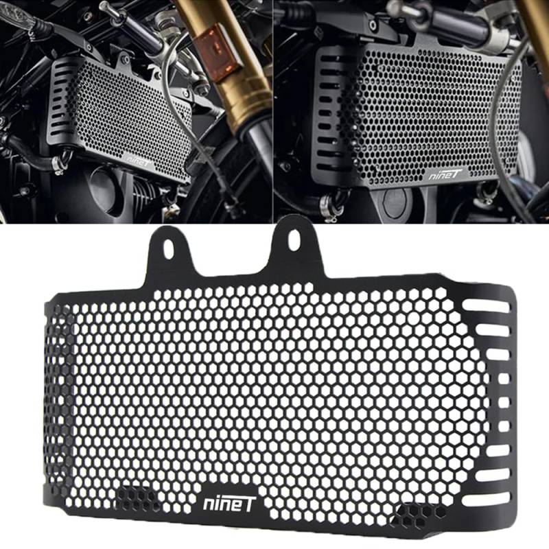 R Nine T 2014-2023 Kühlerschutz Kühler Kühlerabdeckung Oil Cooler Guard Für R nineT 2014-2023 R-Nine-T Pure Racer Urban G/S 2017-2023 von QJY-Motor Part-Store