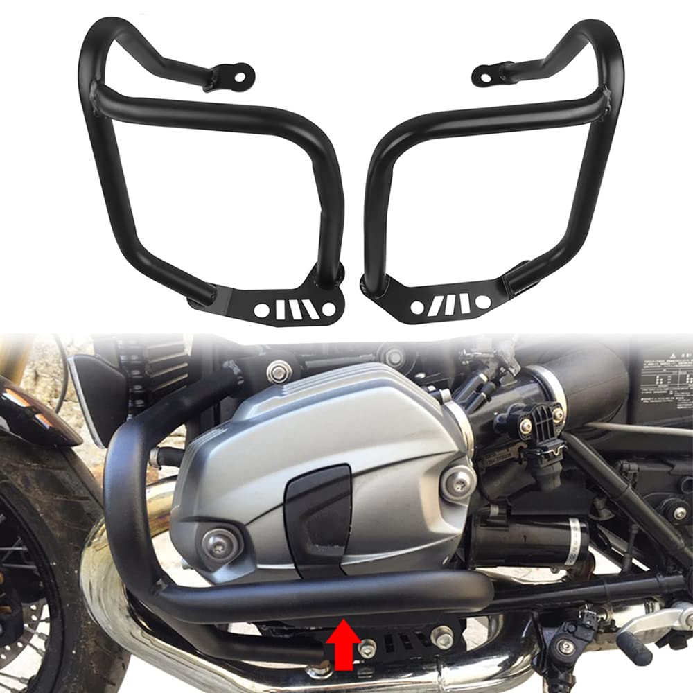 RNINET 2014-2023 Motor Sturzbügel Frame Sturzschutz Stoßstange Crash Bar Für R-Nine-T Pure Racer Scrambler Urban G/S 2014-2021 2022 2023 von QJY-Motor Part-Store