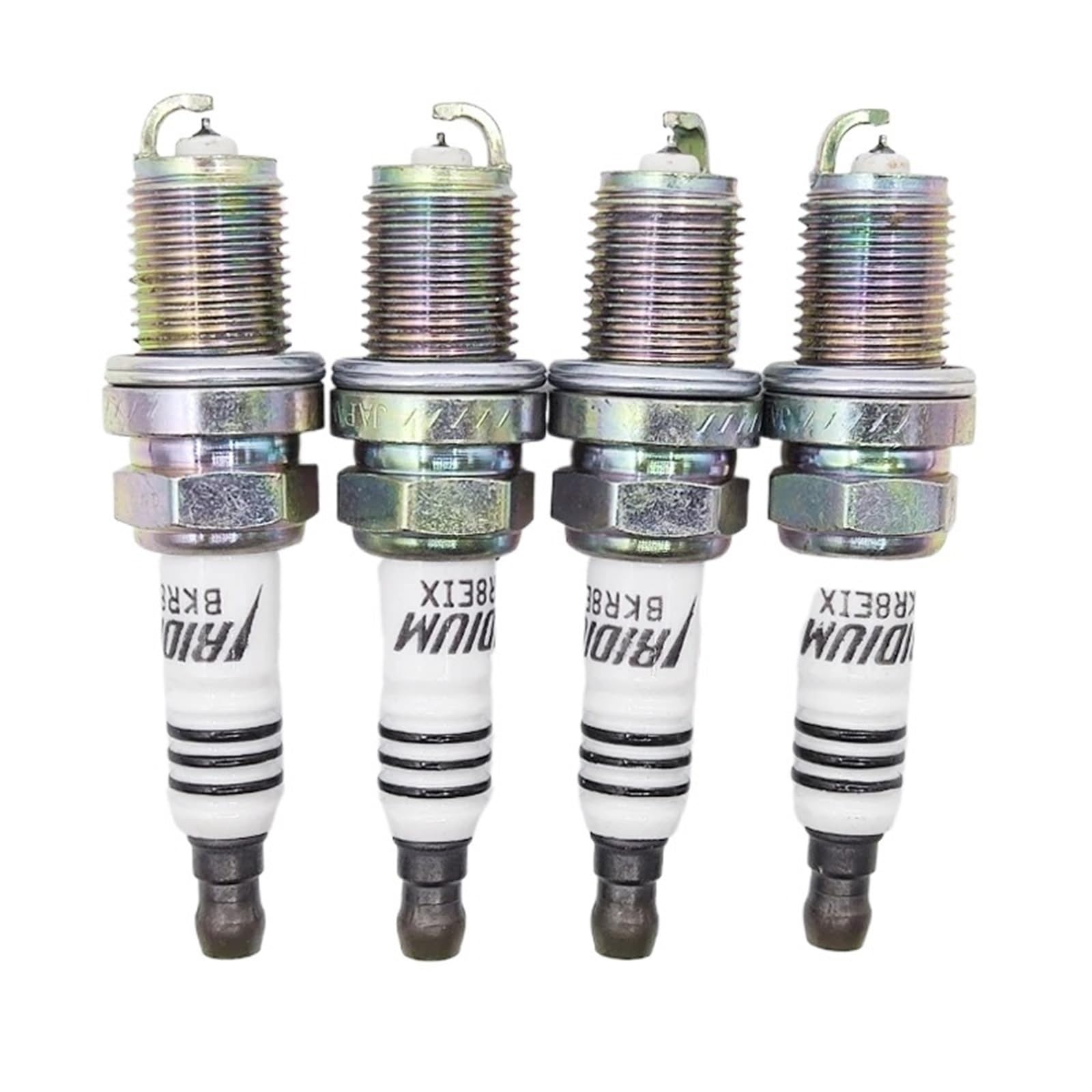 BKR8EIX 2668 Iridium IX Zündkerze kompatibel mit Audi Volkswagen A3 A4 A5 CC TT TTS Tiguan Passat Jetta Auto-Ersatzstecker 4 Stück von QKFTCSDW