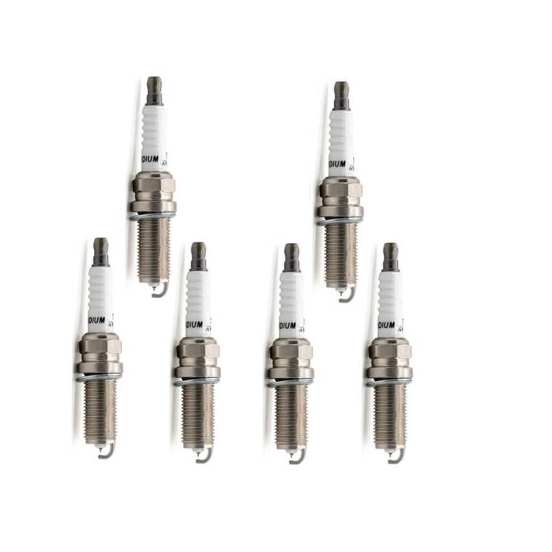 Candle ILFR5T11 Zündkerze, Ersatz für Iridium Platinum KH5RTIP-11 IKH16 OE190T10 Zündsystem (6 Stück mit Box) von QKFTCSDW