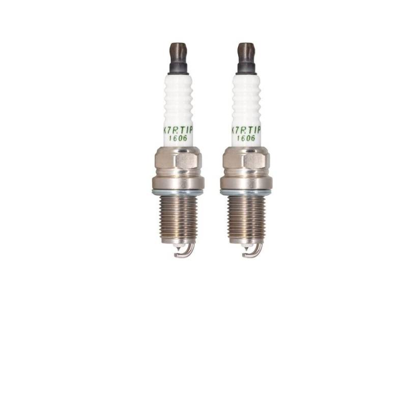 Ersatz der Zündkerze Iridium Platinum K7RTIP für PFR7S8EG/RC8WYPB4 (2 Stück mit Box) von QKFTCSDW