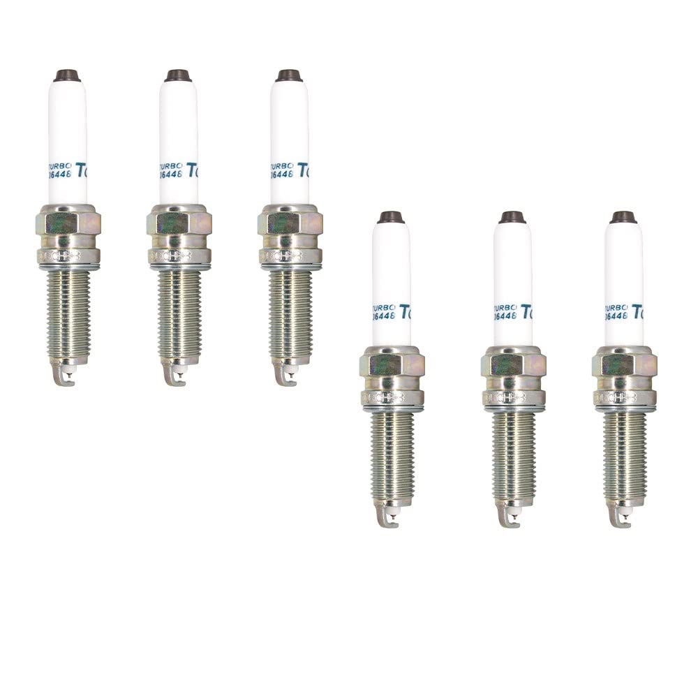 Kfz-Ersatz 2-8 STÜCKE Ersetzen 3707100WEC05 ILKER8C7G Zündkerzen XH8EIP-7 + Hochleistungs-Iridium-Platin-Autokerzen(6 pieces with box) von QKFTCSDW