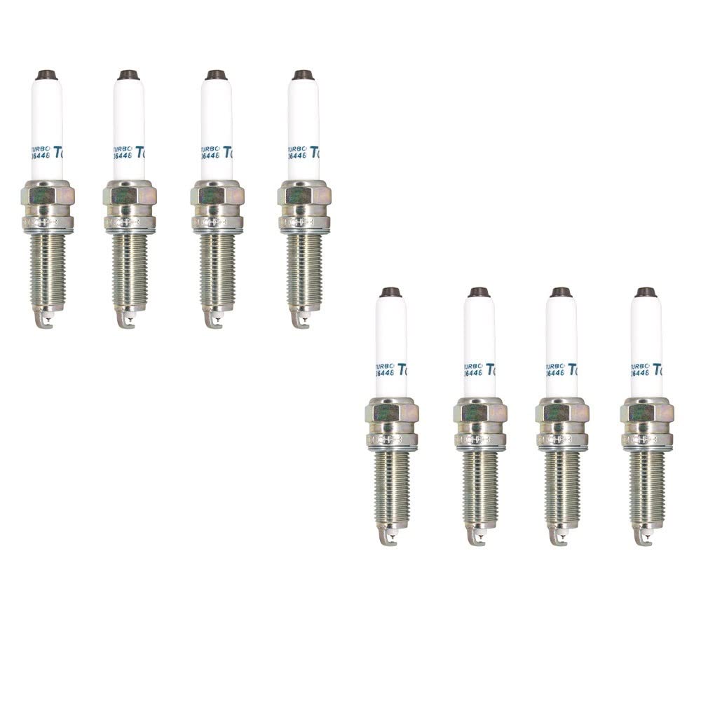 Kfz-Ersatz 2-8 STÜCKE Ersetzen 3707100WEC05 ILKER8C7G Zündkerzen XH8EIP-7 + Hochleistungs-Iridium-Platin-Autokerzen(8 pieces with box) von QKFTCSDW