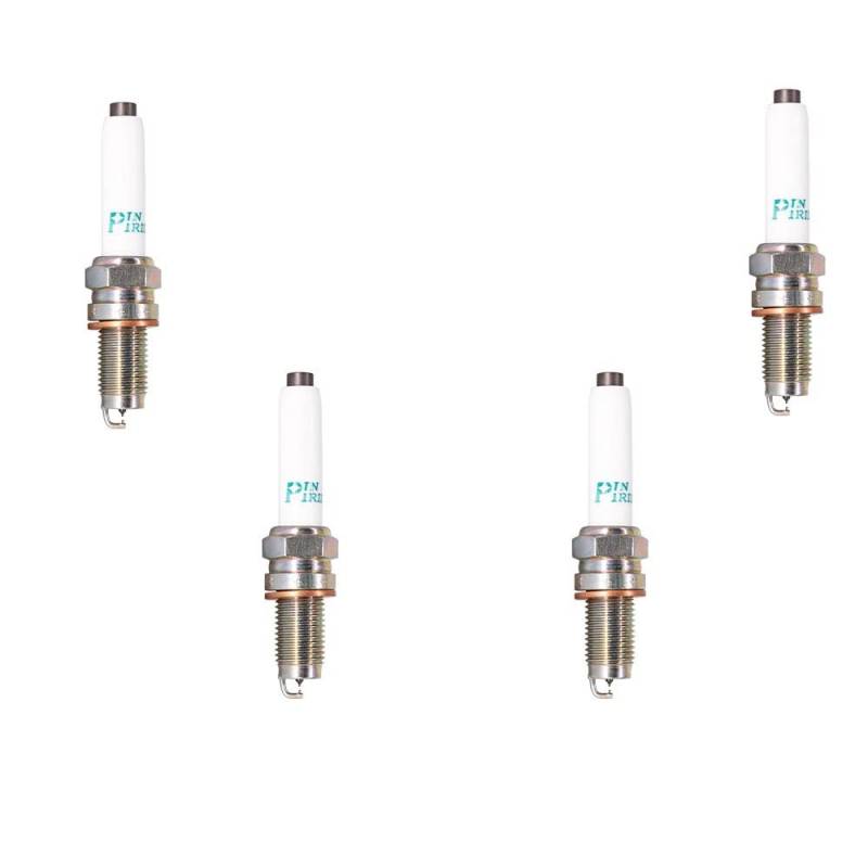 Kfz-Ersatz 2-8 STÜCKE Kerzen Ersetzen 95463 PKER7A8EGS Kompatibel Mit AUDI/VW 04E905602 Zündkerzen DK7RHII Doppel Iridium Automobil Kerzen(4 pieces with box) von QKFTCSDW