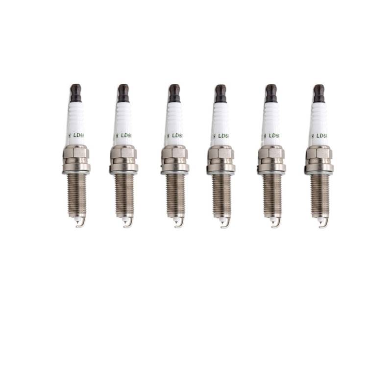 Kfz-Ersatz Iridium Platinum LD6RTIP Zündkerzen kompatibel mit Toyota Corolla Prius Yaris Matrix RAV4 Nissan Sentra Frontier Mini(6 pieces LD6RTIP) von QKFTCSDW