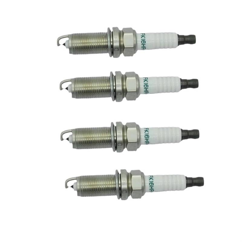 Kfz-Ersatz Kompatibel mit Toyota Highlanda 90919-01284 Crown FK16BR-A Lexus RX Automotive Zündkerze 2005 2006 2007 2008 -heute Autoteile(4spark plugs) von QKFTCSDW