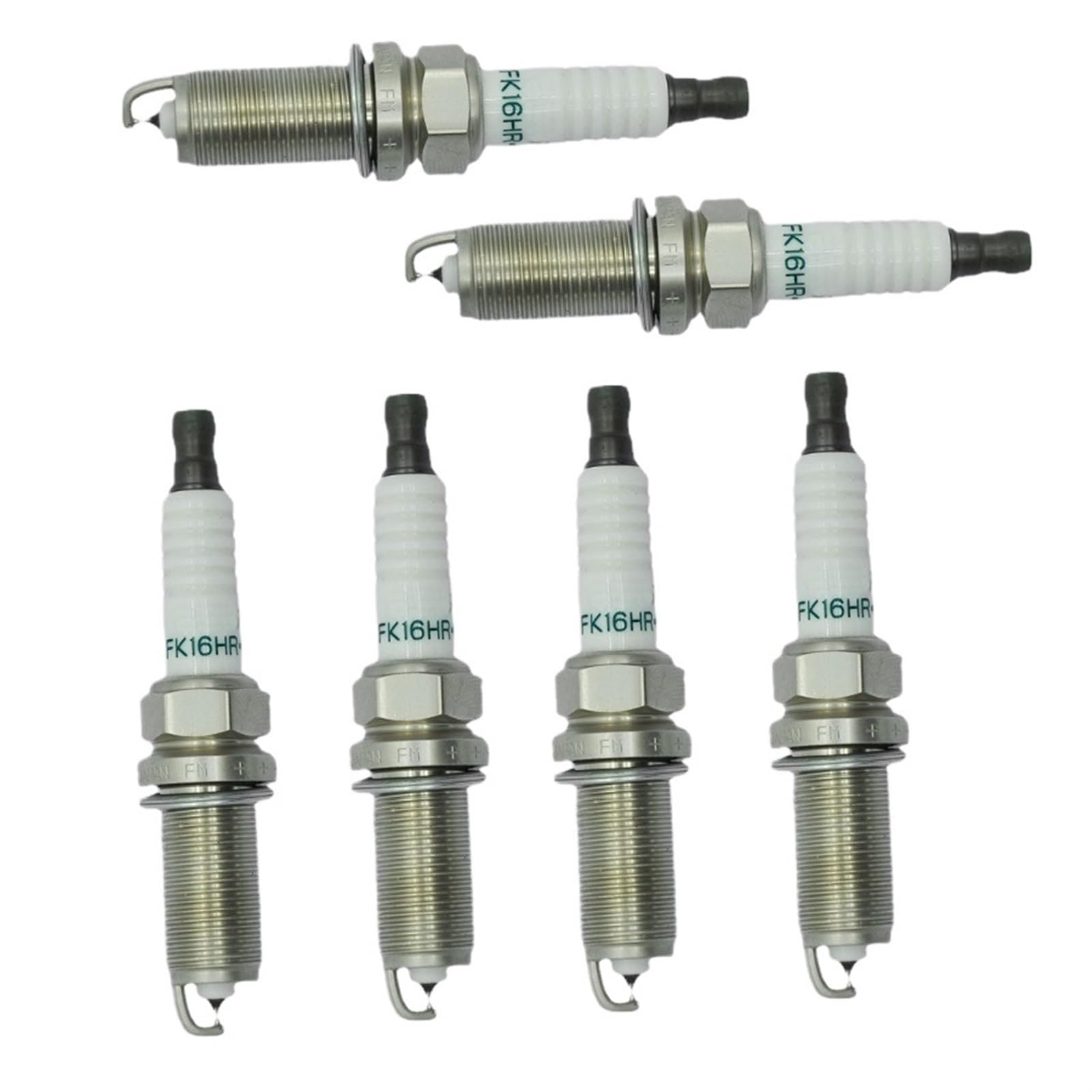 Kfz-Ersatz Kompatibel mit Toyota Highlanda 90919-01284 Crown FK16BR-A Lexus RX Automotive Zündkerze 2005 2006 2007 2008 -heute Autoteile(6spark plugs) von QKFTCSDW