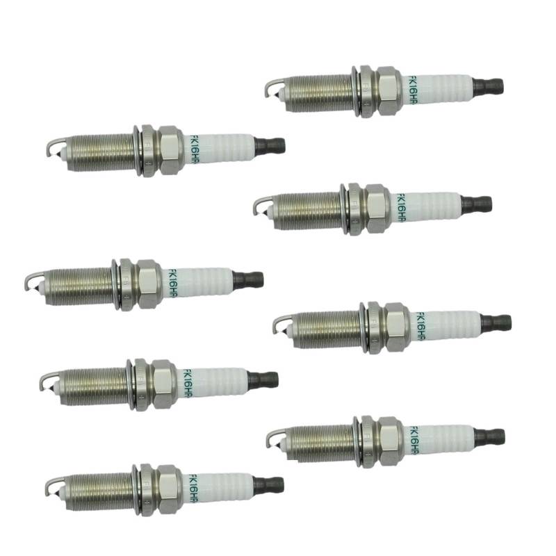 Kfz-Ersatz Kompatibel mit Toyota Highlanda 90919-01284 Crown FK16BR-A Lexus RX Automotive Zündkerze 2005 2006 2007 2008 -heute Autoteile(8spark plugs) von QKFTCSDW