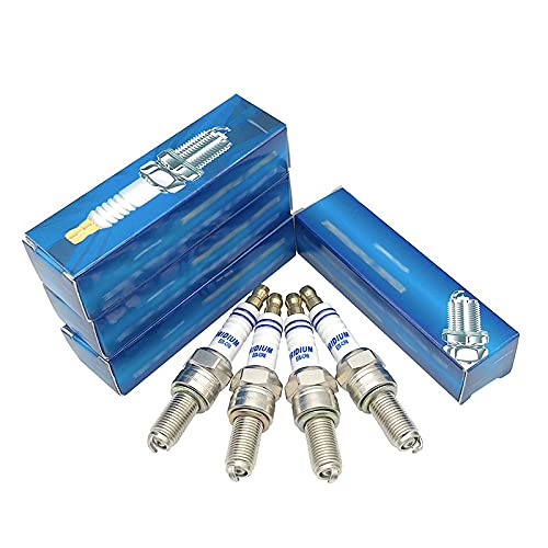 QKFTCSDW 10 Stück Iridium Spark Plug Eix-CR8 / Fit für CR8E CR9EGP CR8EIX CR8E IU24 G63R U24ESRNZU TP430C CR9EK CR9EK B7RIU BUJIA IU22 BR8IU (Blue Color) von QKFTCSDW