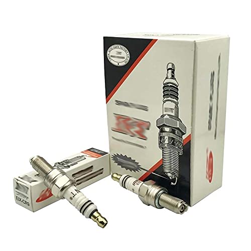 QKFTCSDW 2 Stück INT Iridium Motorcycle Spark Plug Eix-CR9 / für CR9ek CR9ek CR9EIX CR9eVX CR9E CR9EIA-9 CR9EB CR9E PMR9B U27ESR-N IU27 IU24 (INT EIX-CR9) von QKFTCSDW